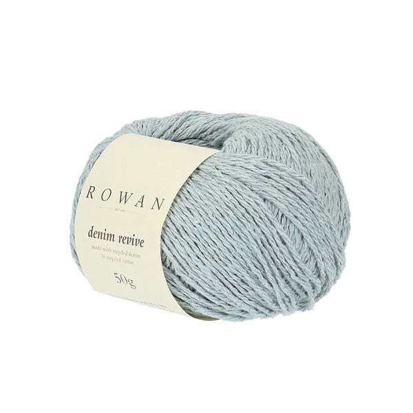 Rowan Yarns 'Denim Revive - Bluewash 211' 95% Recycled Cotton 50g Ball