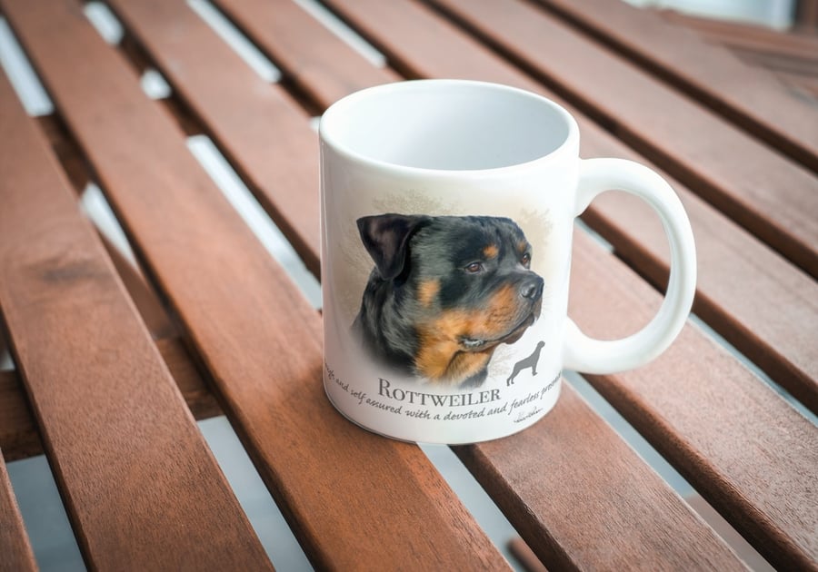 Rottweiler  Design  Mug ,coffee mug ,dog design mug. Free P&P