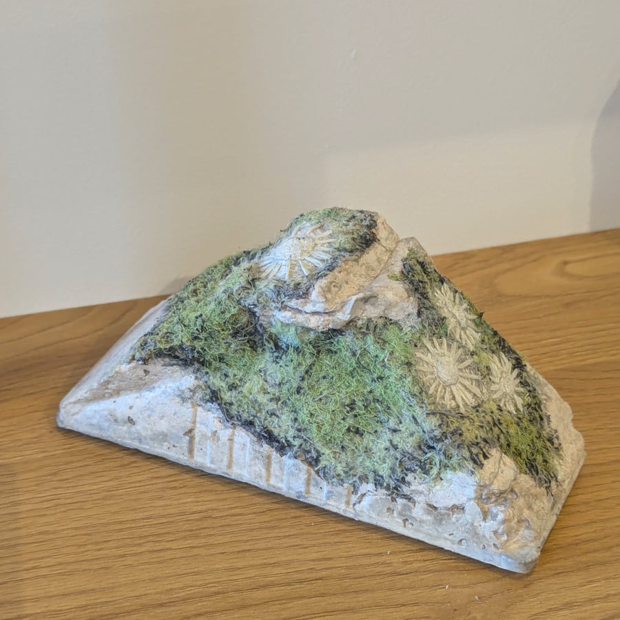 Upstream: Greener Loop Sandwich sculpture textiles plus concrete