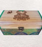 Frog: Decorated Wooden Trinket Keepsake Box 20cm - Image 2