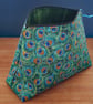 Peacock Feather Multi Purpose Zipper Bag with Matching Small Pouch - Image 6