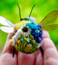 Needle Felted Flower Bee - Image 4