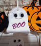 HALLOWEEN BOO HANGING GHOSTS - Image 1