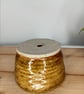 Ceramic Red brown spring bulb planter hand made thrown - Image 2