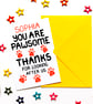 Personalised Thank You From Dogs, Cats, Pets For Pet Sitter, Kennels, Vet - Image 3