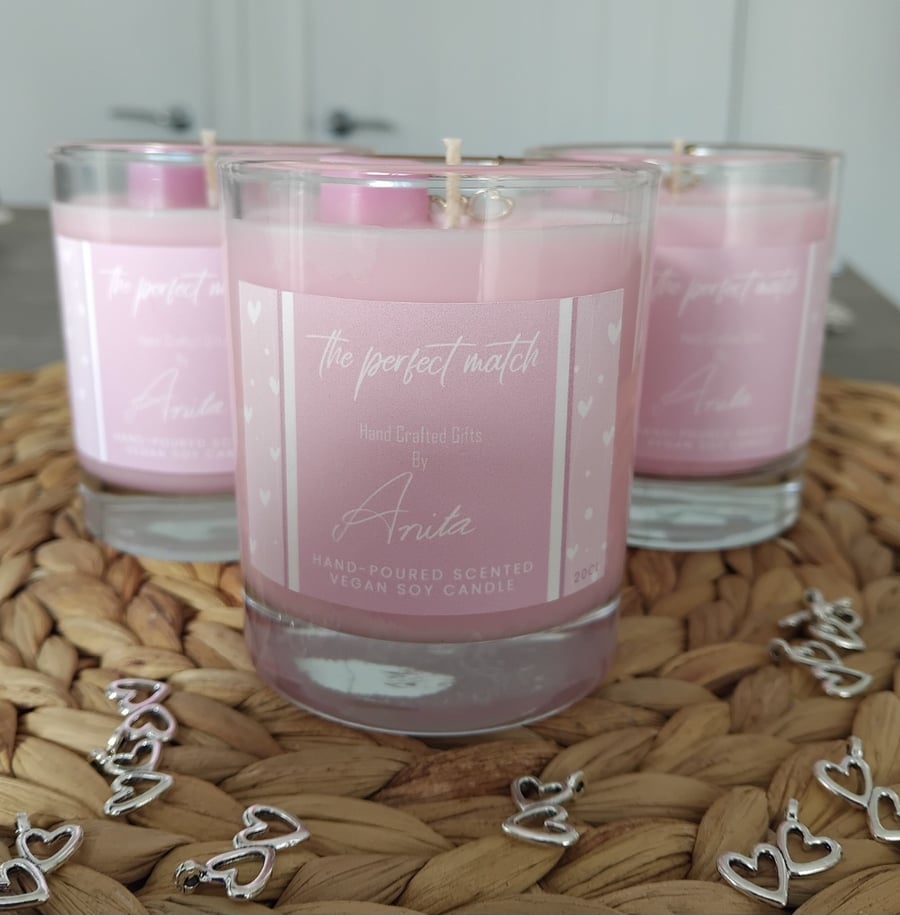 The Perfect Match vegan soy wax candle