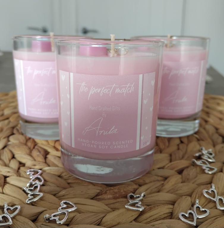 The Perfect Match vegan soy wax candle