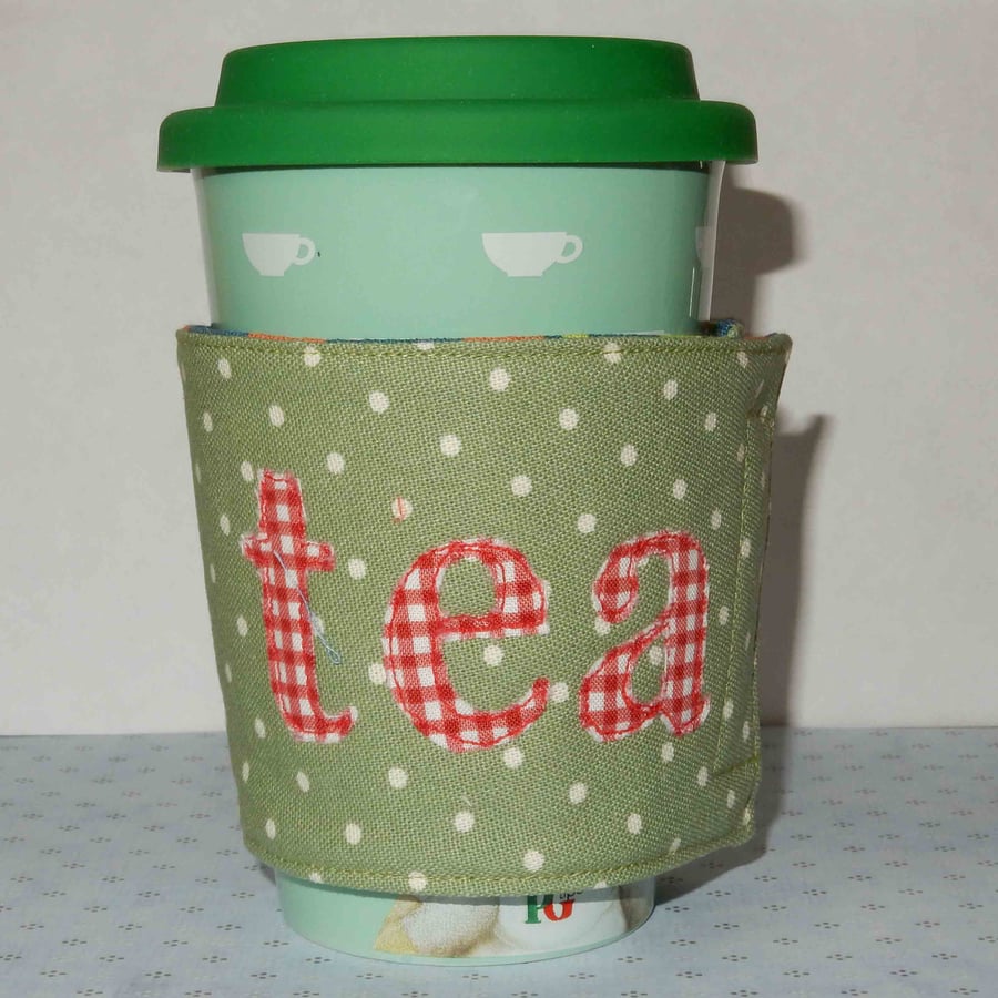 Travel mug cosy - Tea