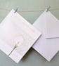 Sympathy Card with Lily and Lace Background - Image 3