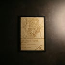 Silverstone F1 Circuit Wood Map - Laser Engraved Wall Art - Formula 1 Track