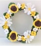 Knitting pattern for Summer Flowers Wreath, Digital Pattern - Image 2