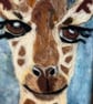 Cheeky giraffe handmade needle felted picture - Image 3