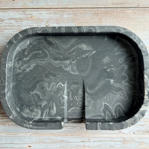 Handcrafted Jesmonite Soap Dish — Soft, Sustainable Elegance