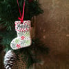 Personalised Ceramic Christmas Hanger