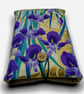 Iris Book Sleeve – Japanese Cotton Book Protector with Coconut Button - Image 8
