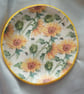 Sunflower and Bees Trinket Dish