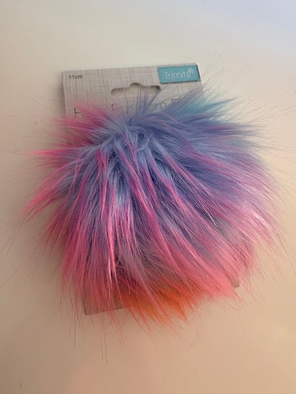 Faux Fur Pom Poms