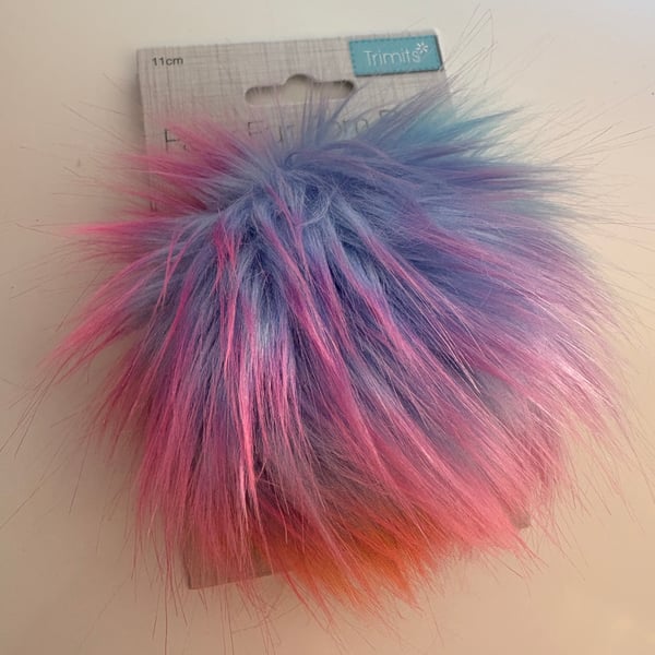 Faux Fur Pom Poms