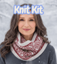 Medallion Cowl Knitting Kit - 100% wool and full instructions