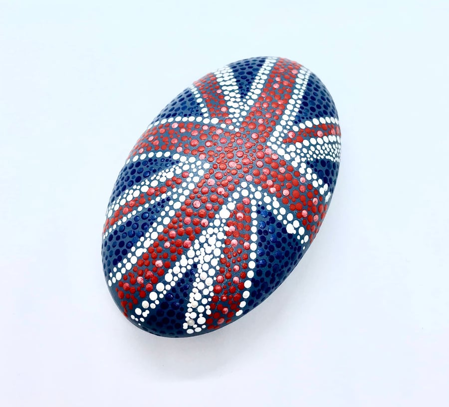 Union Jack Dotted Stone