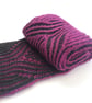 Hand knitted reversible scarf - Image 3