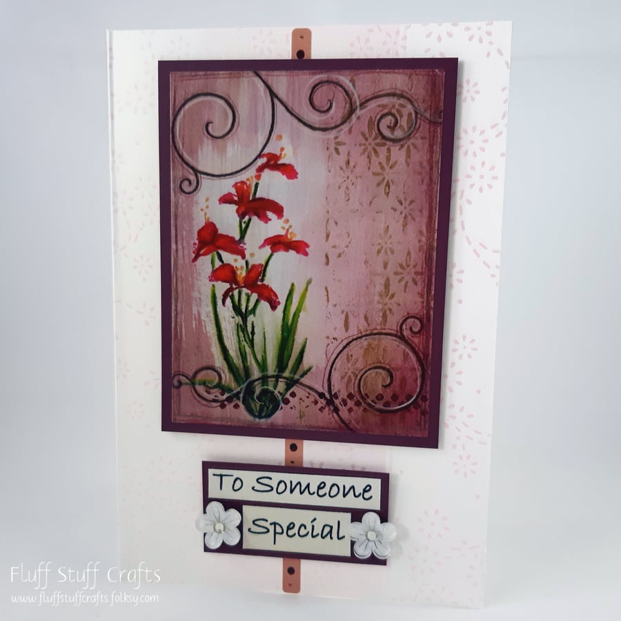 Blank, any occasion card 'To Someone Special'