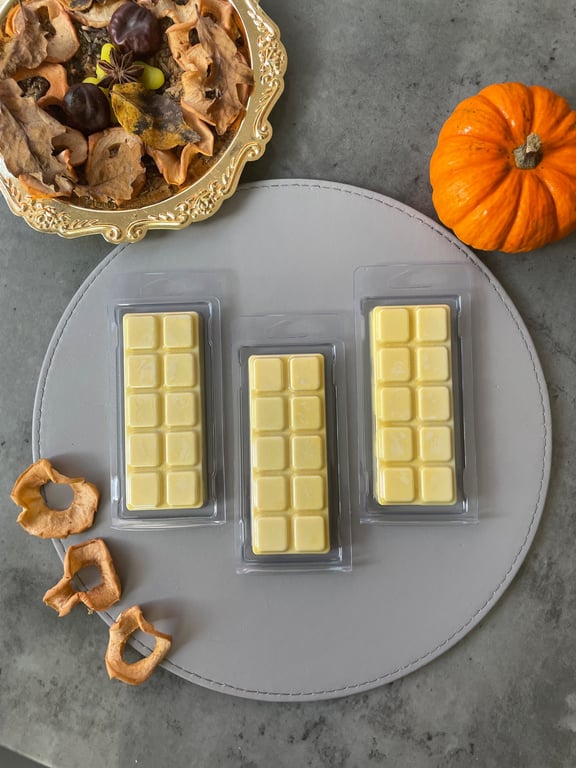 Autumn Fruits Soy Wax Melts, Fruity Autumn Home Fragrance, Set of 3