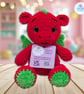 Crochet red dragon soft toy. Dragon plushie. Dragon toy. UKCA tested. - Image 7
