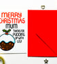 Funny Mum Christmas Card, Mum Christmas Pudding Card From Children  - Image 6