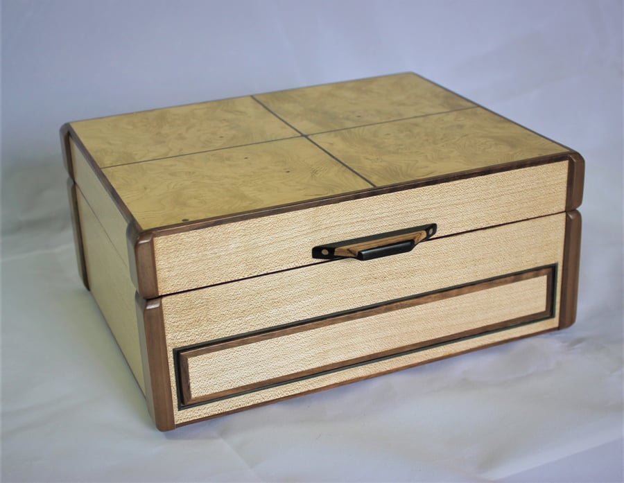 Unique wooden jewellery box