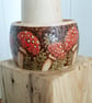 Pyrography toadstool wooden bangle  - Image 7