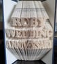 Ruby Wedding Anniversary COMBI Book Folding Pattern - EMAILED PDF PATTERN - Image 5