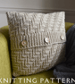 Cushion Cover Knitting Pattern Zig Zag Printed Copy