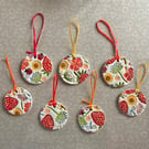 Handmade Summer Ceramic Hanger, Hanging Summer Decoration