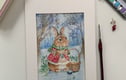 A year with the Bunnies - Original Watercolour Art