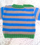 Baby's Hand Knitted Striped Sweater, Baby's Knitted Jumper, Gift Ideas for Baby - Image 2
