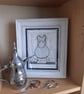 The Trusting Wire Cat. A Handmade Art Picture. Purfect for Cat Lovers!!! - Image 4