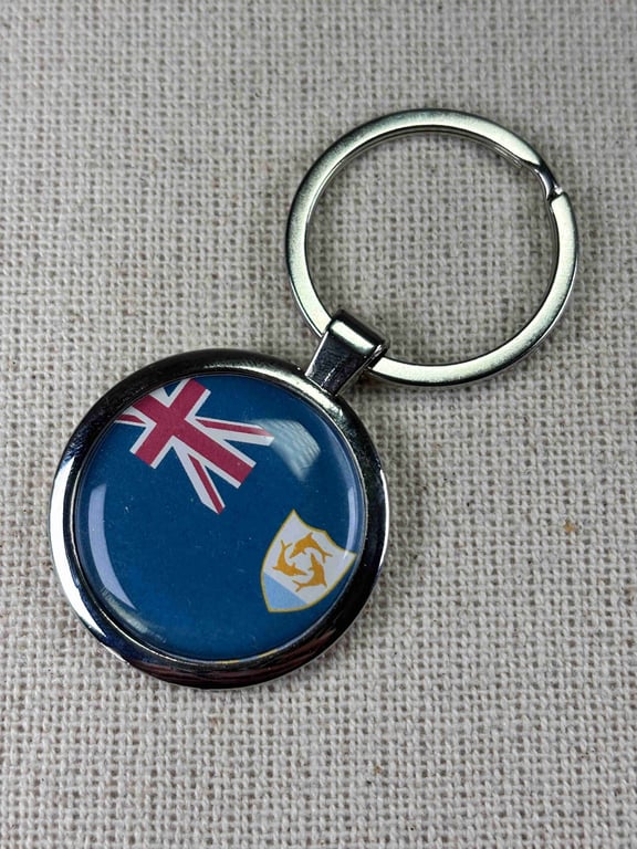 Anguilla Flag Keyring