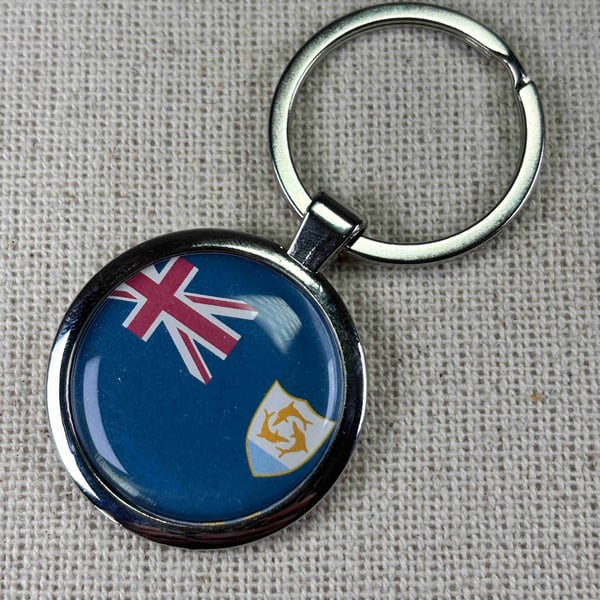 Anguilla Flag Keyring