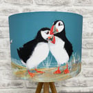 Handmade Puffin Art Lampshade 