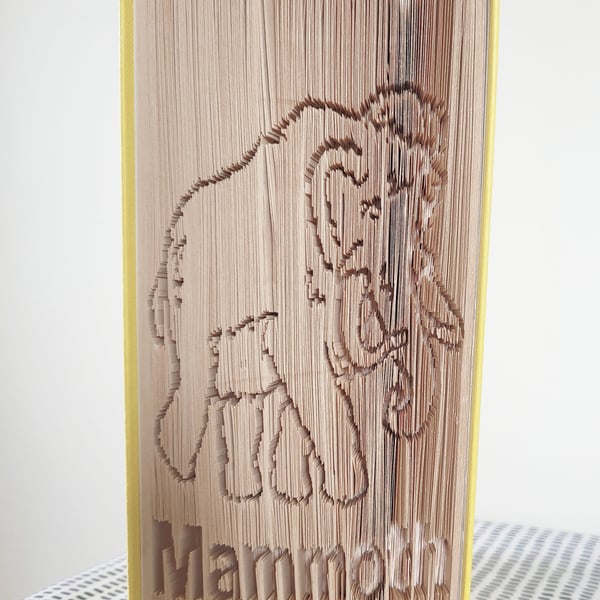 Mammoth, CUT & FOLDBook Folding Pattern - EMAILED PDF PATTERN