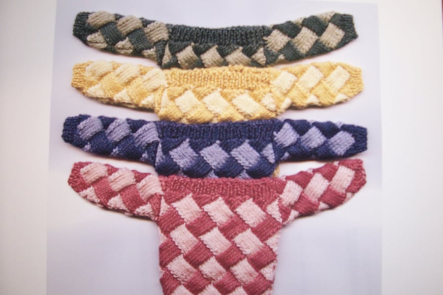 Janet’s Jumpers Knitting Patterns for Miniature Dollshouse People. Knit Your Own