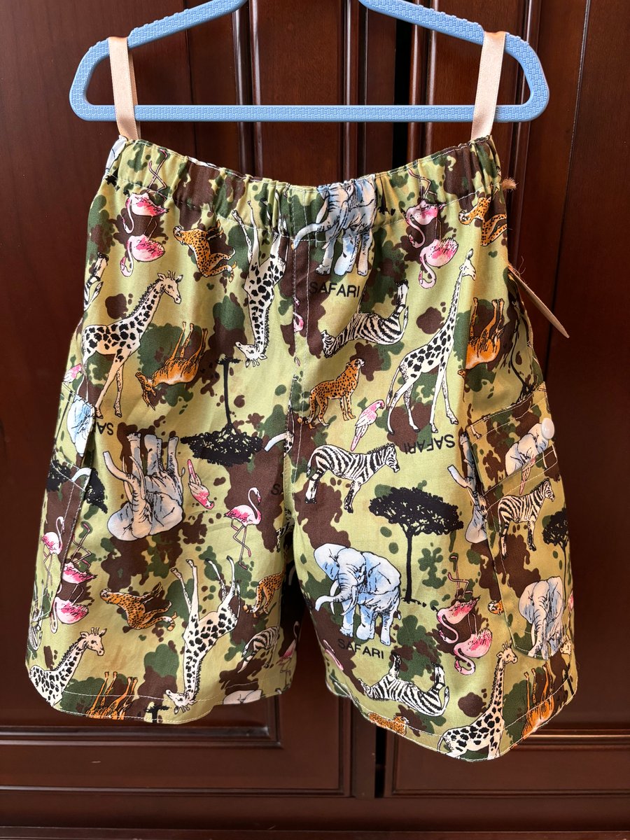 Children’s Wild Animal Print Shorts
