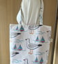 Seagulls Tote Bag, Handmade in the UK