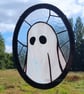 Stained Glass Ghost Window Hanging