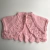 Fluffy pink bolero