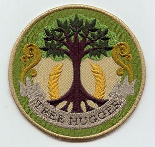 Tree HuggerEmbroidered Patch for jackets sweatshirts denim bags & more