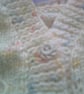 Hand Knitted 18 Inch V Neck Cardigan - Image 4