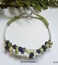Designer Iolite Peridot & Citrine Bracelet  - Image 1