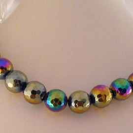 Rainbow Gemstone Necklace.